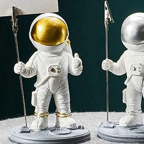 Astronauta Escultura em Resina Para Decoração - Linne